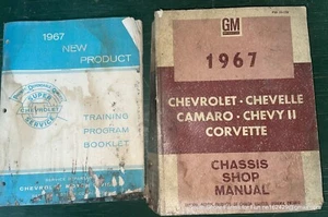 67 MANUAL DE SERVICIO DE TIENDA CHEVY CORVETTE CAMARO CHEVELLE ETC + FOLLETO DE ENTRENAMIENTO - Imagen 1 de 7
