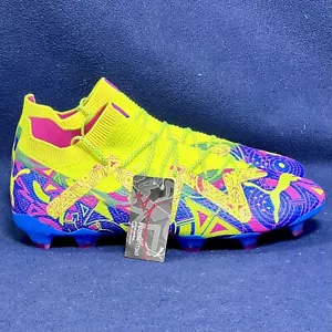 Puma Future Ultimate Energy FG/AG Soccer Cleats 107546-01 Yellow Men's Size 13 - Picture 1 of 8