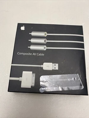 OEM Apple Composite AV Cable (MB129LL/B) NEW IN BOX 2007 - Image 1 of 4