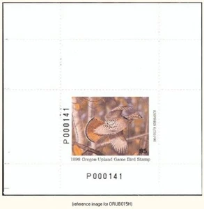 D2K Oregon Upland Bird 1999-0 $5 Hunter - Picture 1 of 1