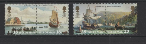 Isle of Man #505-08 (1992 Europa Columbus New World set ) VFMNH  CV $5.10 Cover