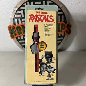 VTG Buckwheat Little Rascals Vintage Watch LCD Quartz The Orig Box Rare Lewco - Picture 1 of 7