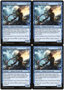 MTG Halimar Tidecaller x4 Battle for Zendikar Uncommon NM Playset - Picture 1 of 1