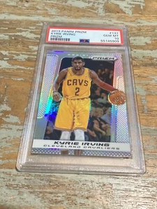 2013-14 Kyrie Irving Panini Prizm Silver PSA 10 Gem Mint 2nd Year Rare Cavs Mavs - Picture 1 of 1