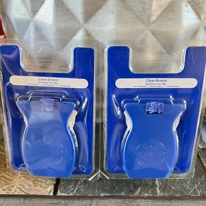 Scentsy 2 Packs of Car Bar Clean Breeze Car Air Freshener NEW - Picture 1 of 1