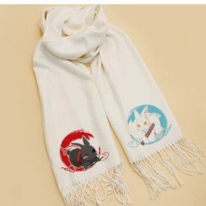 Anime Grandmaster of Demonic Cultivation Lan wangji Rabbit Warm Long Shawl Scarf - Picture 1 of 3