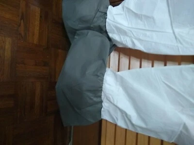 XL Hooded Disposable Coveralls Lakeland Micromax Zip Front Gray Foot Covering - Image 1 of 2