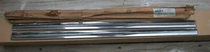 NOS PAIR 1950 BUICK Super Roadmaster Tourback Sedan Rear Door Lower Moldings - Picture 1 of 7