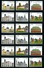 UNITED NATIONS NY+ SCOTT # 981, SET 18 MNH GERMANY SITES FROM BOOKLET 3 OFFICES