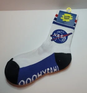OoohYeah Kids NASA Colorful Athletic Crew Socks, Apollo 13, Funny Cotton Socks - Picture 1 of 2