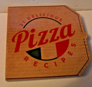 21 Delicious Pizza Recipes Book - Pizza Box Look - Good Condition - Imagen 1 de 9