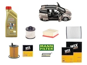 Kit Filtri Tagliando Ford B-Max 1.5 TDCI + 5 Litri Olio Ford 5W30 - Imagen 1 de 11