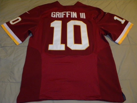 Vintage Washington Redskins RG3 Robert Griffin III #10 NFL Nike On Field Jersey Cover