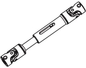 Absima Gelenkwelle aus Aluminium vertikal Yucatan AB-1330621 CR1.8 BronX, CR1.8  - Picture 1 of 1