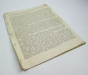 Typescript Sex Instruction Manual from Columbia University 12 Pages Text Only - Picture 1 of 4