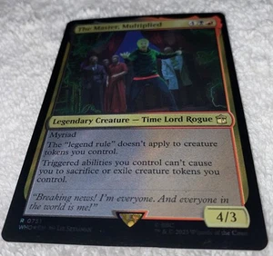 MTG The Master, Multiplied (Surge Foil) DR WHO Rare Foil NM Near Mint #751 - Bild 1 von 3