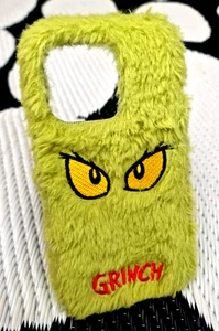 Authentic ' The Grinch Furry Phone Case ' iPhone 13/14 Compatible Xmas New *** - Picture 1 of 5