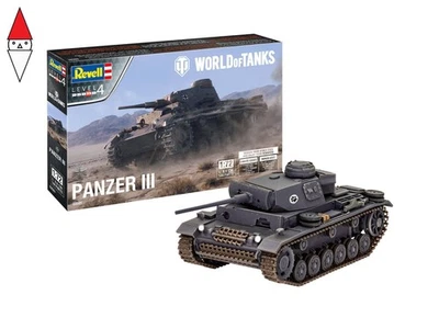 REVELL 1/72 WORLD OF TANKS PZ.KPFW. III AUSF.L - Immagine 1 di 4