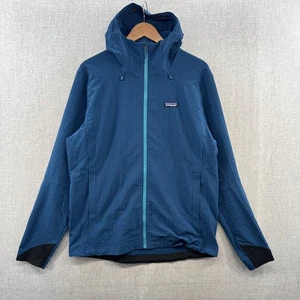 Patagonia R1 TechFace Hoody Jacket Large Blue Full Zip Waffle Air Lightweight* - Bild 1 von 18