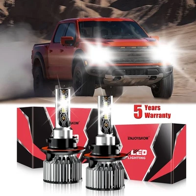 Kit de 2x bombillas LED de haz alto bajo 26000LM para Ford F-650 F-750 2017-2022 Foto 1 de 4