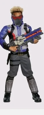 Disfraz Overwatch Soldier 76 Acolchado Músculo Niños Disfraz Pequeño (4-6) B2170 Foto 1 de 4