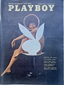 Playboy Magazine October 1971 Number 10 Volume 18 Vintage Rare with Centrefold - Picture 1 of 12