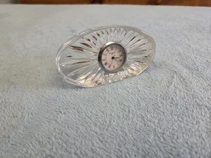 Vintage Waterford Crystal Glass - Mantle Clock - Picture 1 of 3