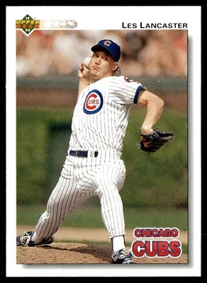 1992 Upper Deck Les Lancaster Chicago Cubs #481 - Image 1 of 2