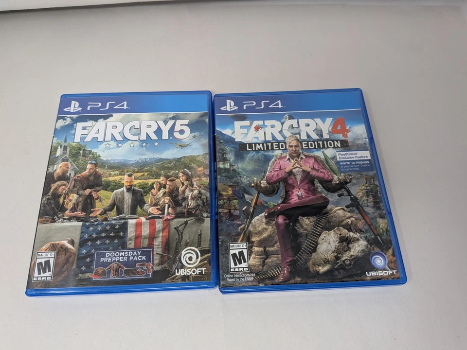 Far Cry 4/5 - Paquete de dos juegos PlayStation 4 edición estándar probado Foto 1 de 4