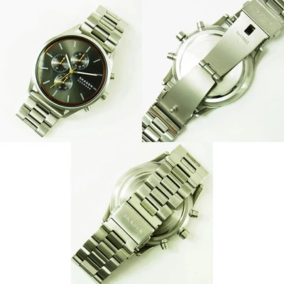 Skagen SKW6926 HOLST 计时码表石英银男士 SS Rank AB 腕表 — 第 1/3 张图片