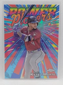 Topps Chrome Ketel Marte Power Players 2025 #PP-4 Diamondbacks - Imagen 1 de 2