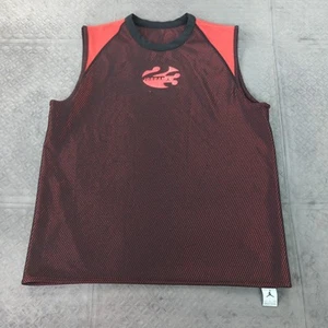 Jordan Brand Basketball Jersey Reversible Red/Black Sleeveless Men XL - Picture 1 of 13