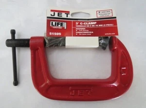 Jet 51505 3" C-Clamp 2" Throat Depth - Picture 1 of 2