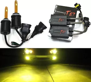 LED M10 Canceler 884 3000K Yellow Two Bulb Fog Light Upgrade Replacement Lamp EO - Picture 1 of 12
