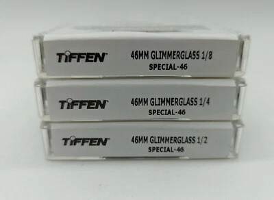 Tiffen 46mm Glimmerglass 1/8 1/4 & 1/2 Filter Set - 3 Glimmer Glass Filters  - Image 1 of 4