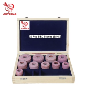 Valve Seat Grinding Stones Set Of 20 Pcs For Black And Decker 9/16" Thread - Picture 1 of 14