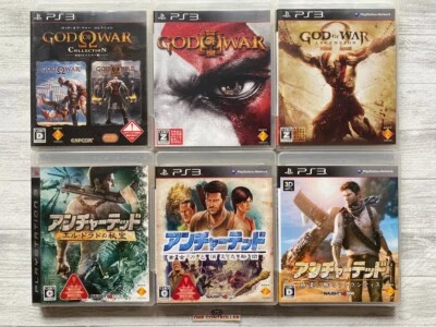 SONY PS3 God of War Collection HD & Ⅲ & Uncharted 6games set from Japan - Image 1 of 4