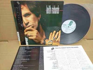KEITH RICHARDS Talk Is Cheap VJL-28056 JAPAN LP w/OBI the rolling stones 51172 - Picture 1 of 7