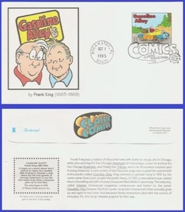 USA4 #3000h U/A FLEETWOOD FDC Comic Strip Classics - Gasoline Alley - Picture 1 of 1