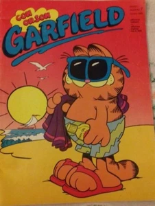GARFIELD CON ORSON MENSILE ILLUSTRATO ANNO I NUMERO 7 AGOSTO 1989 - Picture 1 of 3