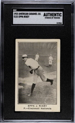 1922 E120 American Caramel Eppa Rixey Cincinnati SGC Authentic - Image 1 of 2