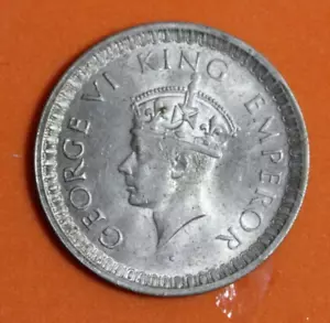 SILVER - WORLD Coin - 1942 India 1 Rupee #P03000 - Picture 1 of 2