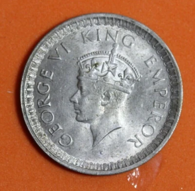 SILVER - WORLD Coin - 1942 India 1 Rupee #P03000 - Image 1 of 2