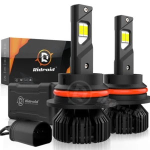 Ridroid LED Headlight 9007 HB5 Hi/Low Beam 20000LM Bulbs Super Bright White Lamp - Picture 1 of 13
