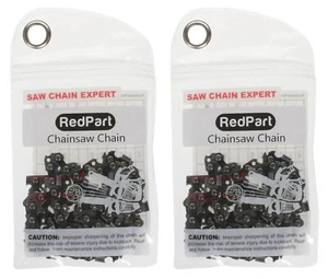 14" Chainsaw Saw Chain Fits MAKITA UC3541A DUC353 - Pack Of 2 Chains - Picture 1 of 3