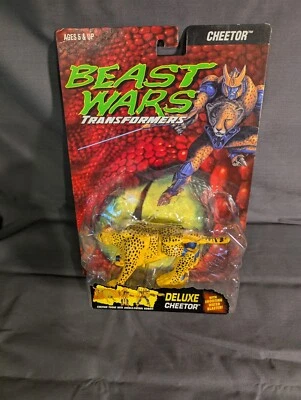 Transformers Beast Wars Cheetor New Original 1995 *Rare*Blue Eyes Rock Bubble - Image 1 of 4