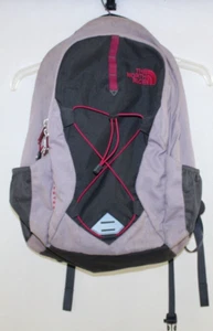The North Face Jester Unisex Black Red Backpack Laptop Drink Multiple Pockets - Picture 1 of 12