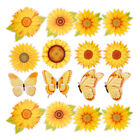 92pcs Sunflower & Daisy Cutouts for Classroom & Party Decoration