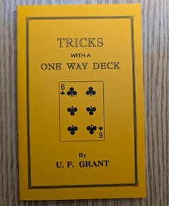 Tricks with a One Way Deck by U. F. Grant (excellent card magic in this one) - Picture 1 of 4