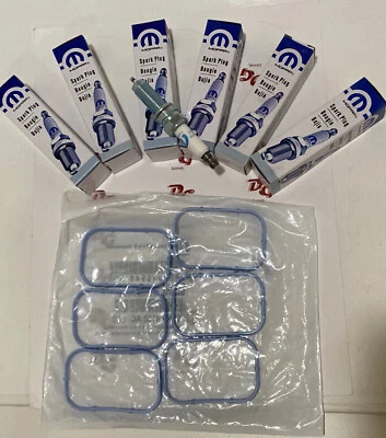 Jeep Dodge Ram Set of Spark Plugs & Intake Gaskets 5184562AC 2011-2017 Chrysler - Image 1 of 4